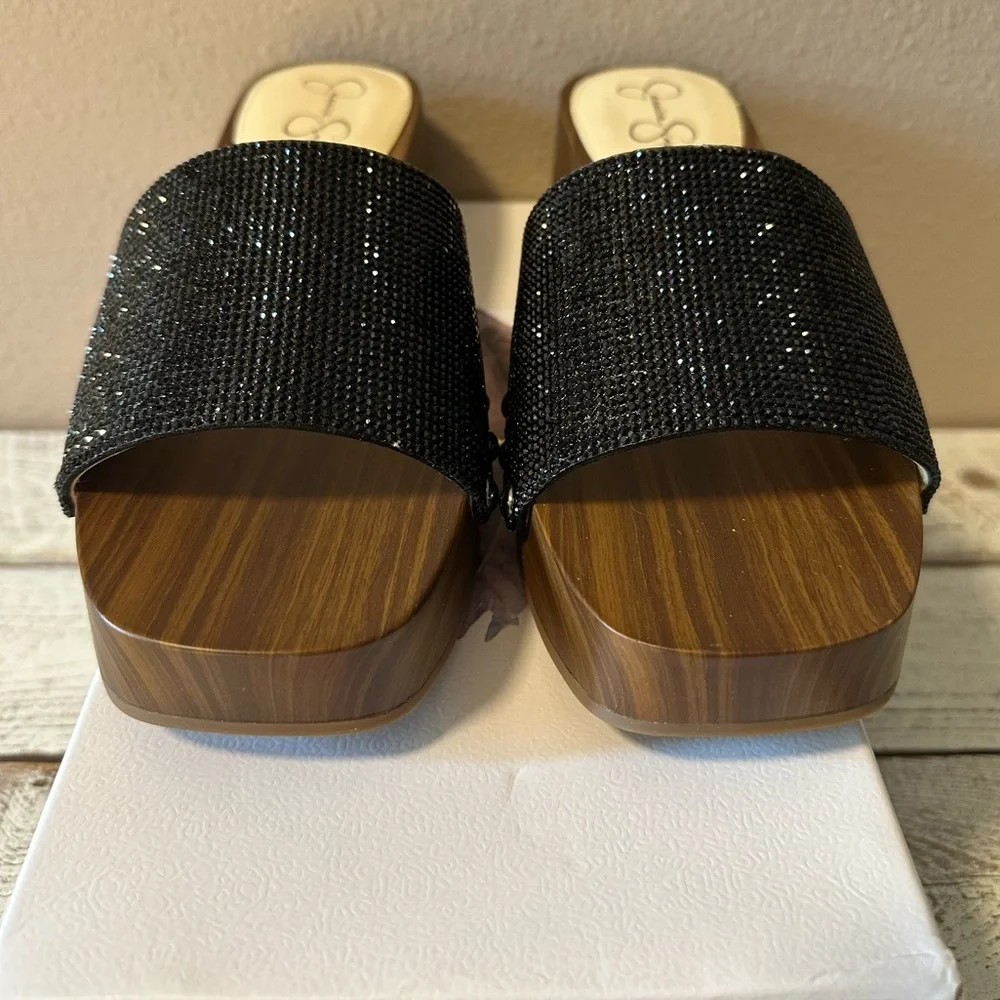 Jessica Simpson Wooden Platform Sandals - NIB